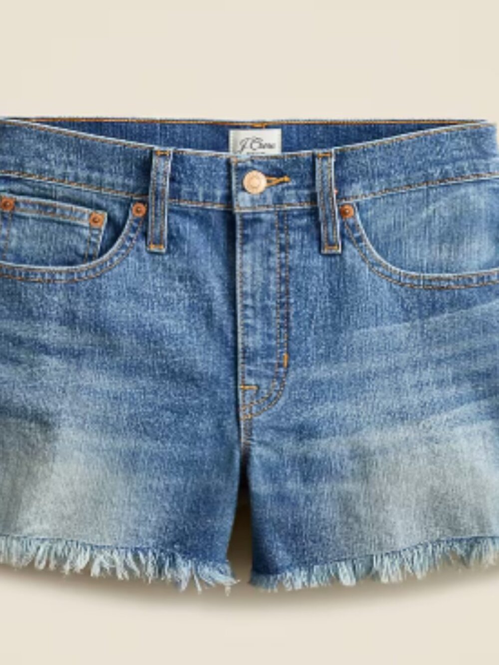 J.Crew Mid-Rise Denim Shorts – Raw Hem | Size 32 - MF0342
